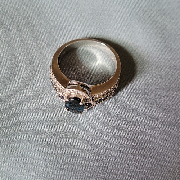 Trade for turquoise💎 Clyde Duneier Sapphire and Diamond Ring - Picture 11 of 13